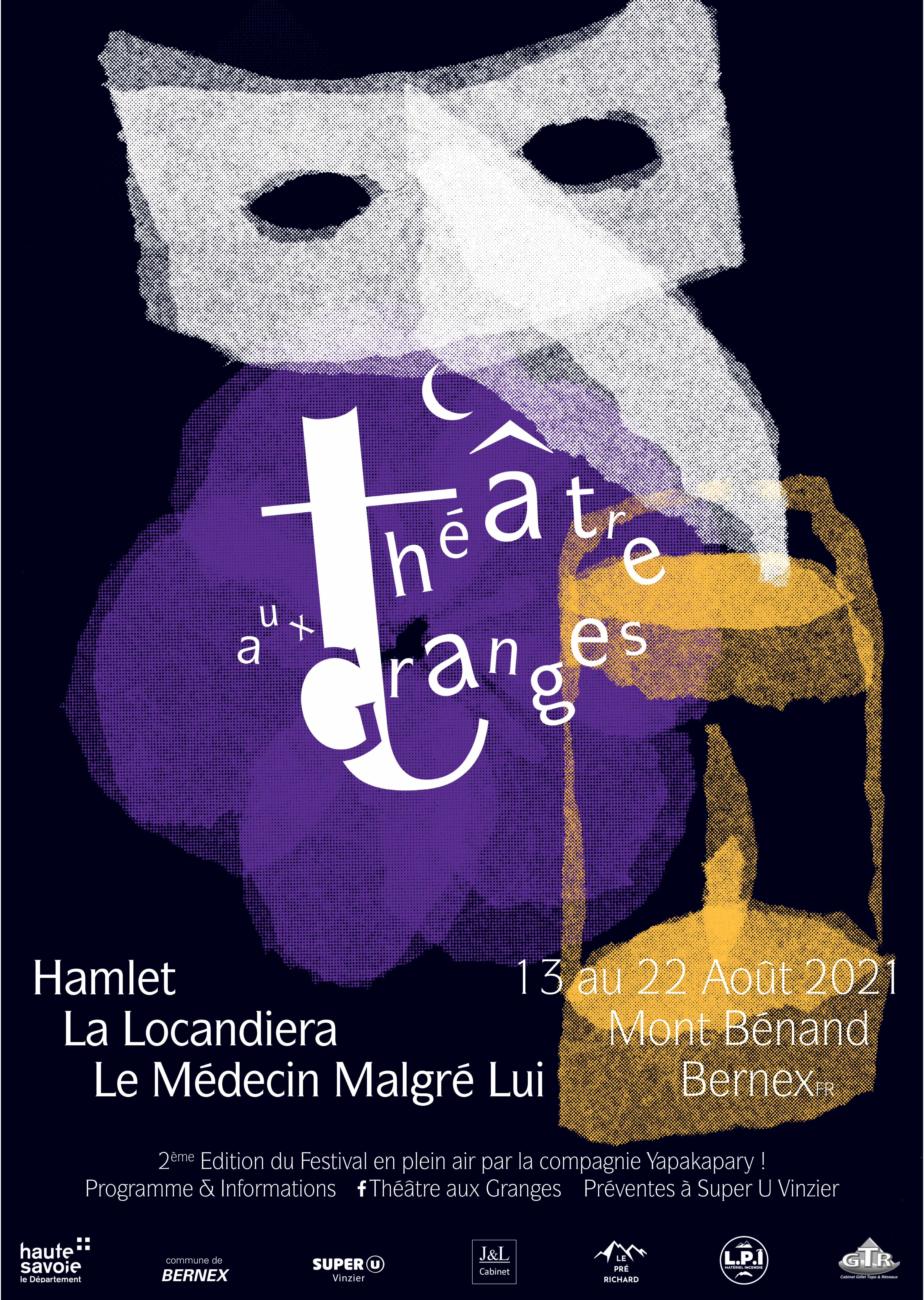 Affiche Festival Théâtre aux Granges 2021